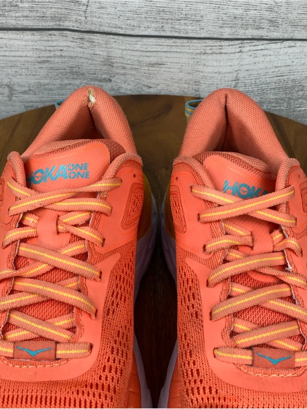 HOKA One One Bondi 7 Coastal Shade Orange Running Shoe Women’s Size 7